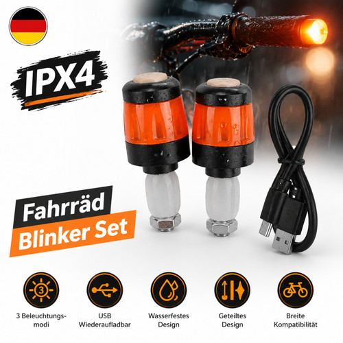 Usb aufladbar blinkerset led - usb-aufladbar,